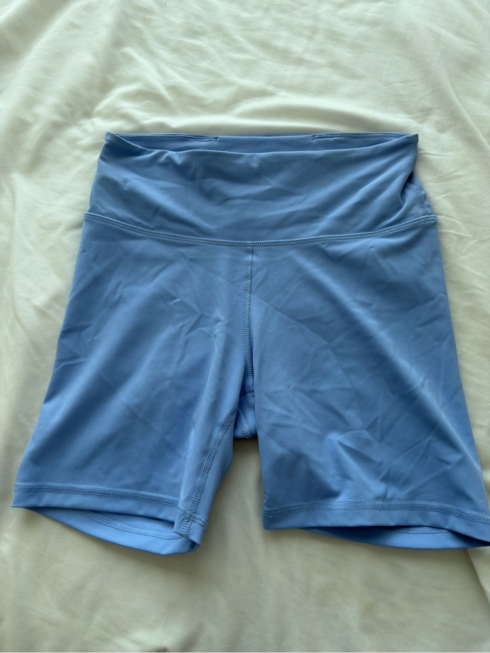 Old Navy Light Blue High-Rise Bike Shorts